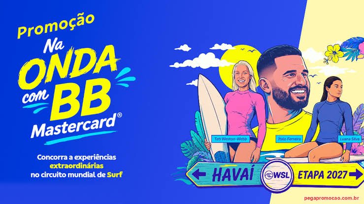 BB e Mastercard lançam promoção com viagens para o Mundial de Surfe